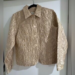 Coldwater Creek Women's Gold Jacket Size S